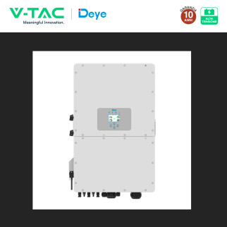 V-Tac Kit 10 Batterie BMS Stack LiFePO4 105kWh + Inverter Deye 50kW SKU 12298