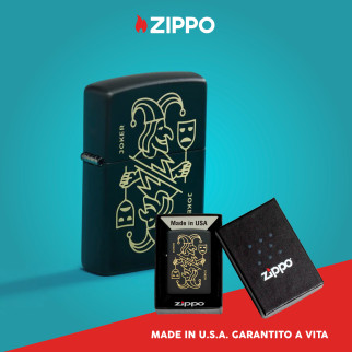 Accendino Zippo mod. 46290 Joker Card Design