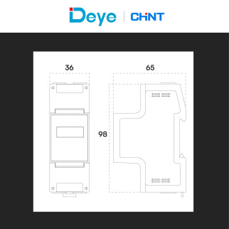 Chint DDSU666 Misuratore Smart per Inverter Deye Monofase