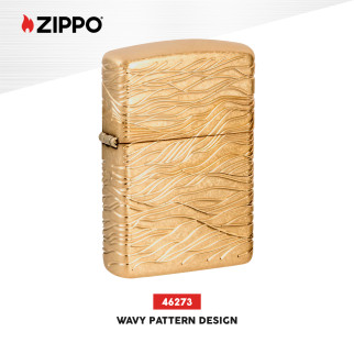 Accendino Zippo Armor mod. 46273 Wavy Pattern Design