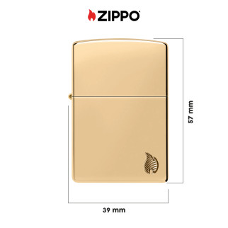 Accendino Zippo mod. 46397 Armor Series Flame Design