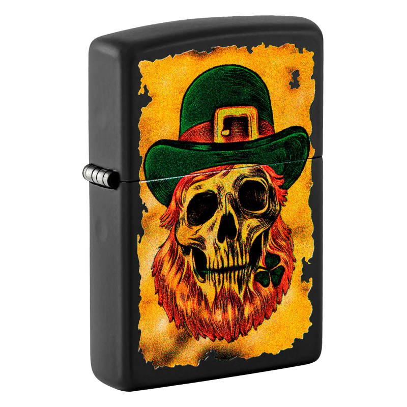 Accendino Zippo mod. 46244 Leprechaun Skull Design