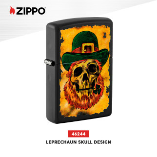 Accendino Zippo mod. 46244 Leprechaun Skull Design