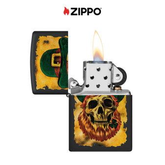 Accendino Zippo mod. 46244 Leprechaun Skull Design