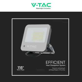 V-Tac Faro LED 50W RGB+W IP65 con Telecomando V-Tac