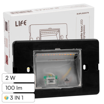 Life Punto Luce LED 2W da Incasso SMD per Scatola 503 CCT 3in1 IP65