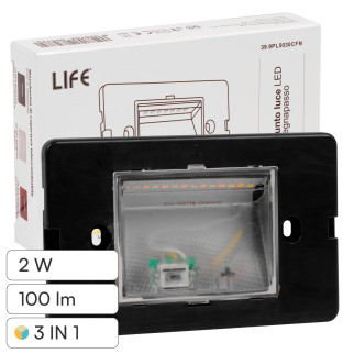 Life Punto Luce LED 2W da Incasso SMD per Scatola 503 CCT 3in1 IP65