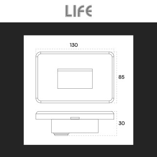 Life Punto Luce LED 2W da Incasso SMD per Scatola 503 CCT 3in1 IP65