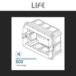 Life Punto Luce LED 2W da Incasso SMD per Scatola 503 CCT 3in1 IP65