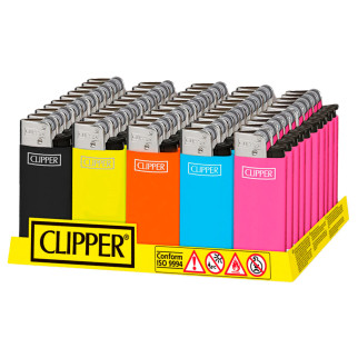 Clipper Micro Accendino a Pietrina Fluo Solid 50 Accendini