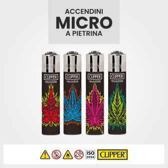 Clipper Micro Accendino A Pietrina Electric Weed 4 Accendini