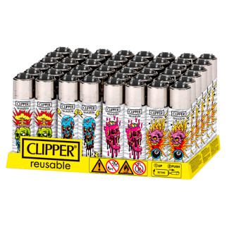 Clipper Micro Accendino a Pietrina Skull Corpz 48 Accendini