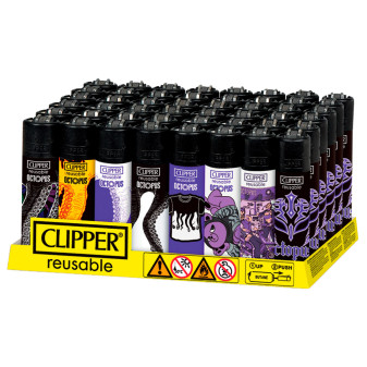 Clipper Large Accendino a Pietrina Octopus 48 Accendini