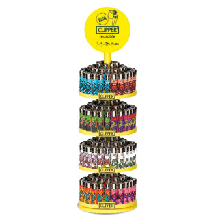 Espositore Clipper a Pietrina Random Creatures 192 Accendini