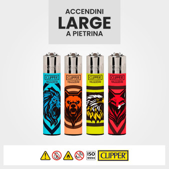 Espositore Clipper a Pietrina Random Creatures 192 Accendini