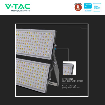 V-Tac Pro VT-48501 Faro LED SMD Samsung 500W - SKU 23617