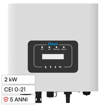 V-Tac Inverter Monofase On-Grid 2kW IP65 CEI 0-21
