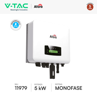 Kit 12 Pannelli Solari 410W + Inverter Monofase 3,6kW + Quadri DC/AC