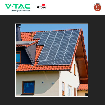 V-Tac Inverter Monofase Ibrido On-Grid / Off-Grid 3,6kW IP65 CEI 0-21