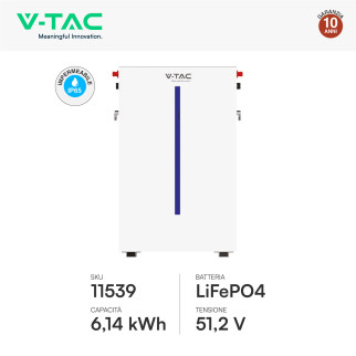 12 Pannelli Solari 410W + Inverter 5kW + Batteria V-Tac