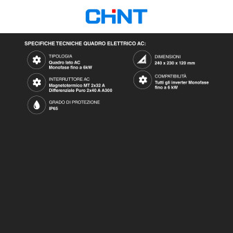 Set 12 Pannelli Solari 485W + Inverter 5kW + Accessori V-Tac