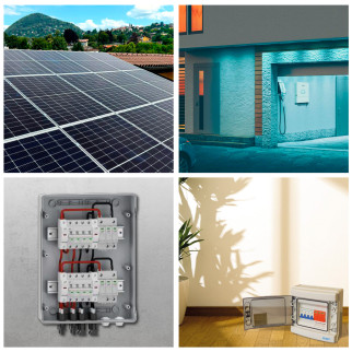 Set 12 Pannelli Solari 485W + Inverter 5kW + Accessori V-Tac