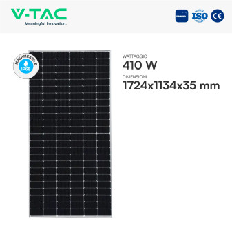 Set 12 Pannelli Solari 410W + Inverter 5kW + 2 Batterie LiFePo4 V-Tac