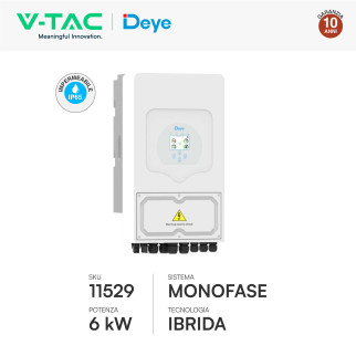 Set 15 Pannelli Solari + Inverter 6kW  + Batteria V-Tac