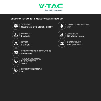 Set 15 Pannelli Solari + Inverter 6kW  + Batteria V-Tac