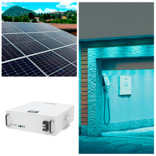 14 Pannelli Solari 485W + Inverter 6kW + Batteria V-Tac