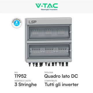 24 Pannelli Solari 410W + Inverter 10kW + Batteria V-Tac