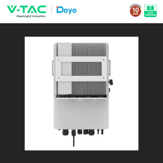 V-Tac Inverter Trifase Ibrido On-Grid / Off-Grid 10kW IP65 CEI 0-21