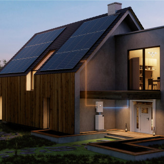 V-Tac Inverter Trifase Ibrido On-Grid / Off-Grid 10kW IP65 CEI 0-21