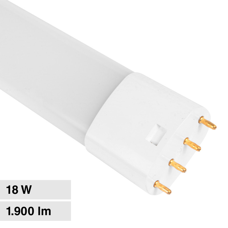 Lampada LED Tubolare SMD da 18W attacco 2G11 a 4 Pin Life