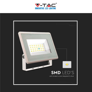 VT-4924 Faro LED Floodlight 20W SMD IP65 Colore Bianco V-Tac