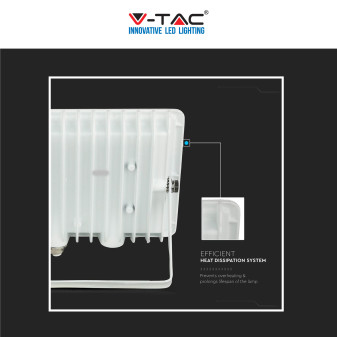 VT-4924 Faro LED Floodlight 20W SMD IP65 Colore Bianco V-Tac