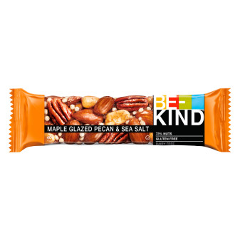 Maple Glazed Pecan & Sea Salt Barretta 40g Be-Kind