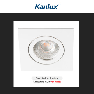 Kanlux DALLA DTL-W Portafaretto Orientabile con Portalampada