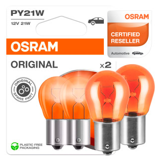Acquista Osram Original Line 21W - 2 Lampadine PY21W
