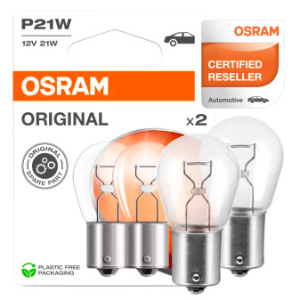 2 Lampadina P21W Osram Original 21W