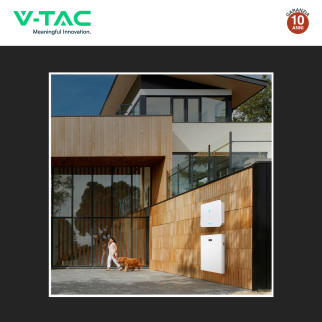 V-Tac Inverter Monofase Ibrido On-Grid / Off-Grid 5kW IP65