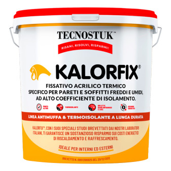 Tecnostuk Kalorfix Fissativo Acrilico Termico per Interni ed Esterni
