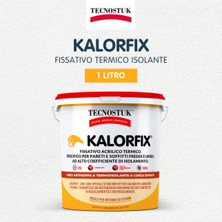 Tecnostuk Kalorfix Fissativo Acrilico Termico per Interni ed Esterni