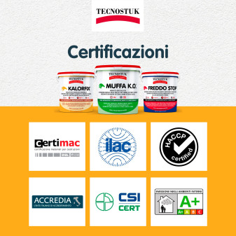 Tecnostuk Kalorfix Fissativo Acrilico Termico per Interni ed Esterni