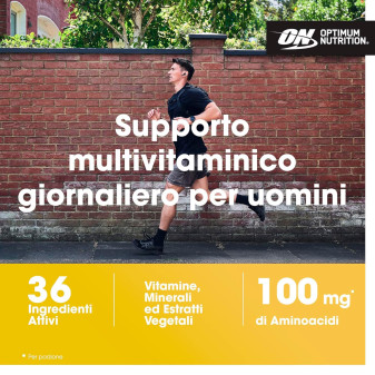 Opti Men Multivitminico Uomo Minerali 180 Compresse Optimum Nutrition