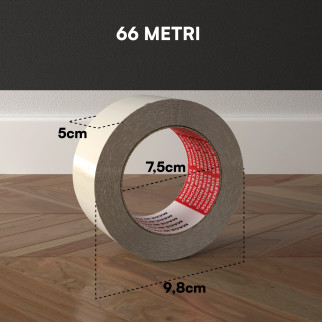 Nastro Adesivo Silenzioso Professionale 5cm x 66m