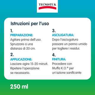 Tecnostuk Muffaclean Active Detergente Igienizzante Antimuffa