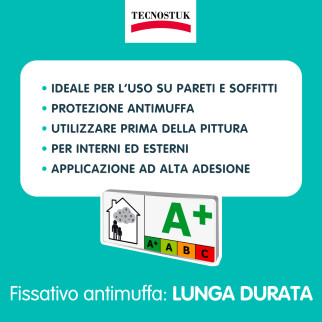 Tecnostuk Murosanofix Fissativo Antimuffa Sanificante 1L