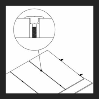 Morsetto Centrale per Installazione Pannelli Fotovoltaici