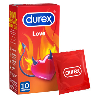 Preservativi Durex Love con Forma Easy-On 240 Profilattici